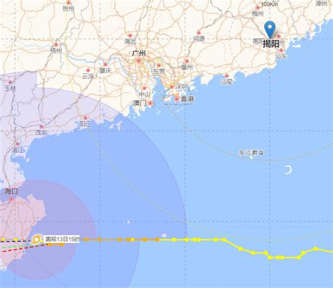 2021第18号台风圆规实时路径(持续更新)- 揭阳本地宝