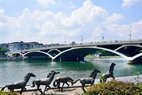 桂林解放桥,历史古迹景区,旅游景点,摄影,汇图网www.huitu.com