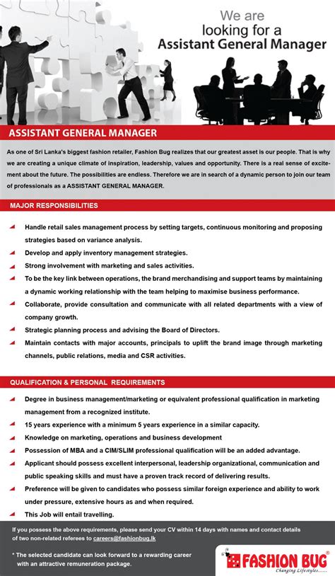 General Manager Assistant Resume | Templates at allbusinesstemplates.com