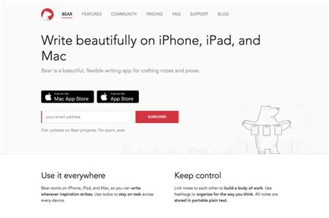 Bear 免费写作笔记应用下载，丰富 iPhone、iPad 和 Mac 美好书写体验 - Themecho