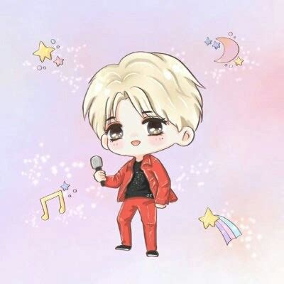 蔡徐坤动漫简笔画图片
