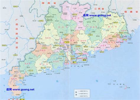 广东省县市分布-矢量地图_cdr - 大小:92k-元素素材 背景边框 免费下载-爱给网