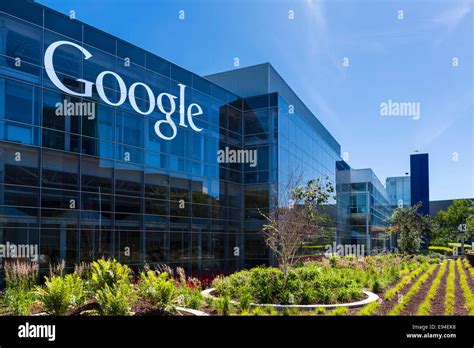 Google Head Office Campus, Mountain View, Californias, USA Stock Photo ...