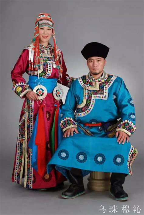 内蒙古蒙古族28部落的108套标准服饰和34组头饰-草原元素---蒙古元素 Mongolia Elements
