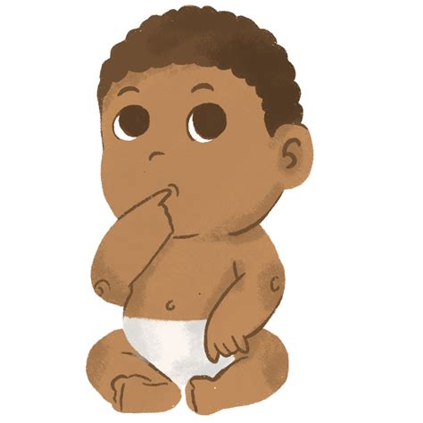 ilustración de bebé pensando 15130986 PNG