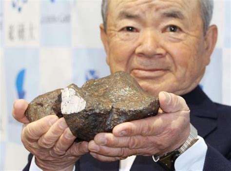 日男子无心捡到一块石头 不料是46亿年前陨石