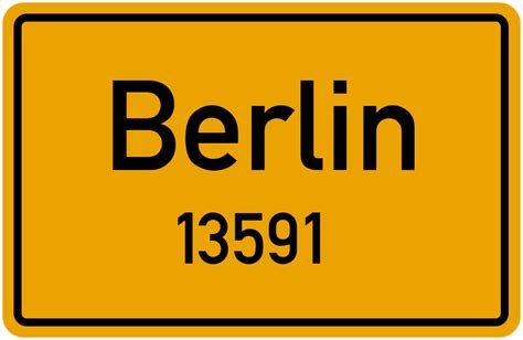 13591 Berlin Straßenverzeichnis: Alle Straßen in 13591