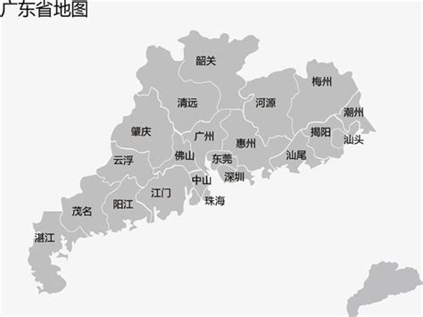 广东省矢量地图图片免费下载_PNG素材_编号vgpiodl9v_图精灵