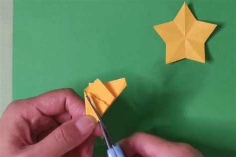 剪纸——立体五角星的做法-百度经验