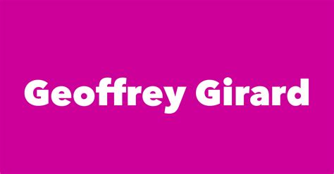 Geoffrey Girard - Spouse, Children, Birthday & More