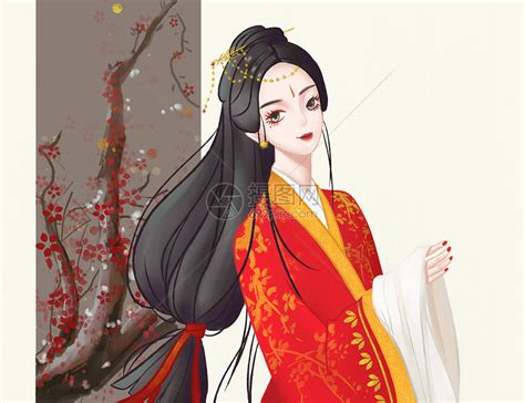 梅花拟人古风头像男女生
