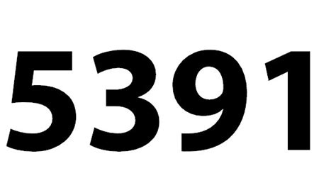 Zahl 5391