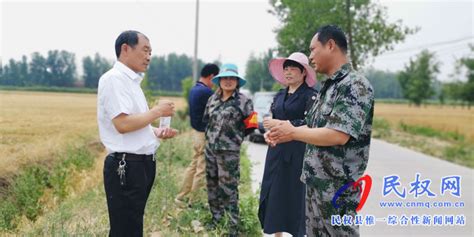 市农业农村局副局长蔡振海莅临民权指导麦收工作 - 民权网