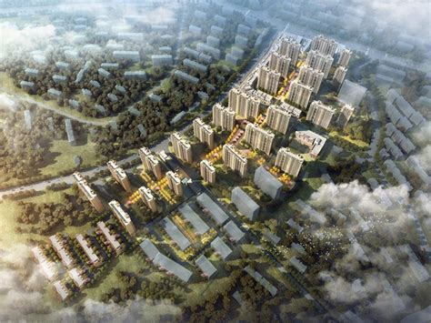 黄山商业街3dmax 模型下载-光辉城市