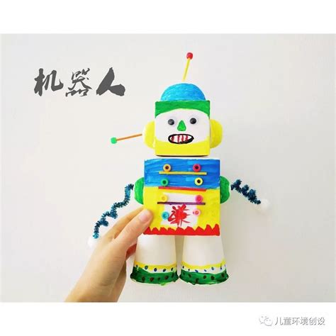 轻轻松松制作机器人,用纸做的机器人,机器人的制作_大山谷图库