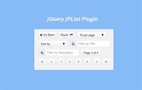 jQuery精美的分页带滑动条分页插件 - 代码库