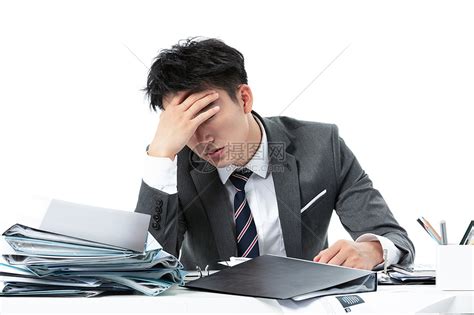 商务男性工作疲惫劳累高清图片下载-正版图片501543367-摄图网