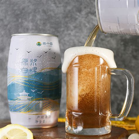 鹿小农青岛特产精酿原浆啤酒1*2L大桶小麦白啤拉格黄啤熟扎啤特价