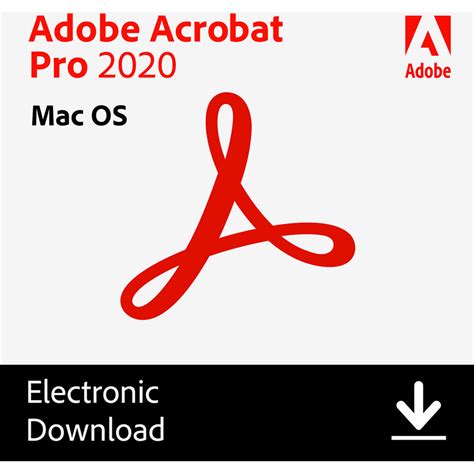 Adobe Acrobat Pro 2020 (Mac, Download) 65312127 B&H Photo Video