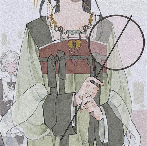 汉服头像古风闺蜜女生版