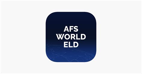 ‎AFS WORLD ELD on the App Store