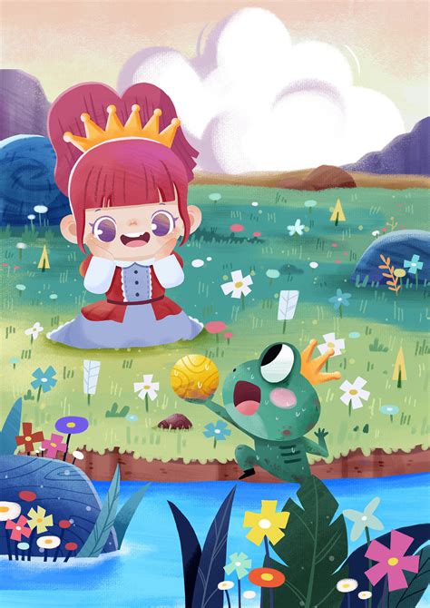童话书插画---《青蛙王子》|插画|儿童插画|一只7阿 - 原创作品 - 站酷 (ZCOOL)