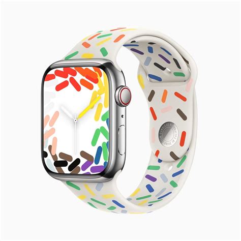 苹果发布全新Apple Watch彩虹版表带 每一条图案都与众不同-科技频道-和讯网