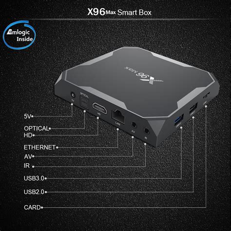 厂家X96Max+ 安卓机顶盒 TV BOX S905X3 4G/64G WiFi 电视盒-阿里巴巴