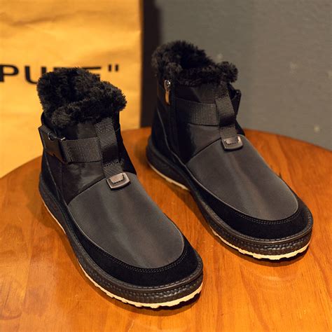 2023出口好品质高筒雪地靴女士冬季鞋加绒高帮保暖棉鞋加绒棉靴子-阿里巴巴