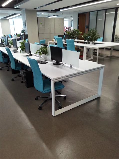 白色烤漆会议桌长桌简约现代大型长方形洽谈桌开会桌办公家具-阿里巴巴