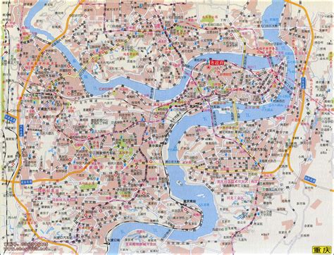 重庆旅游景点地图图片
