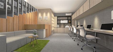 小型办公室LOFT简约装修设计赏析_锦弦办公空间设计公司