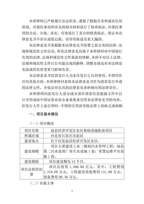 赵县经济开发区东区基础设施配套项目财务评价报告_文库-报告厅