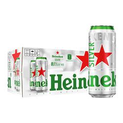 【省45元】喜力啤酒_Heineken 喜力 星银（Heineken Silver）黄啤酒500ml*18听 整箱装多少钱-什么值得买