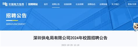 2024年广东深圳供电局有限公司校园招聘公告（约140人）