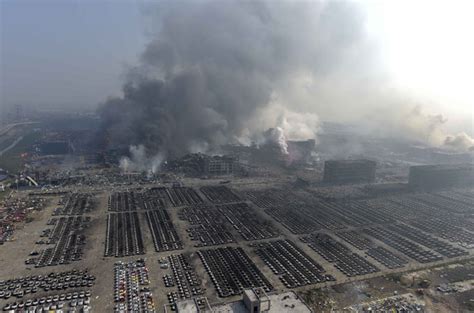 天津滨海812大爆炸航拍现场图_晨风影像科技