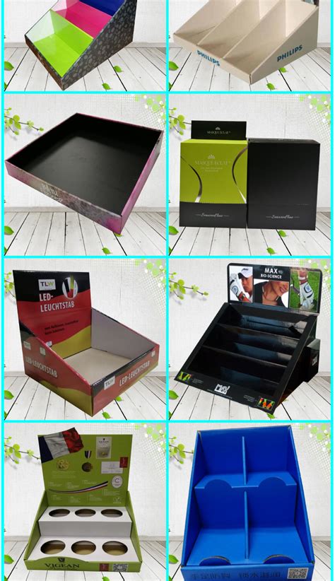 包装盒定做 彩色陈列折叠盒定制 产品纸展示架 PDQ印刷纸质展示盒-阿里巴巴
