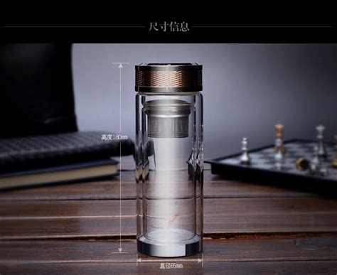 金沙水韵双层玻璃杯 - 玻璃杯系列 - 广东思宝不锈钢制品有限公司
