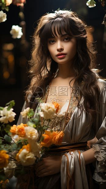 东方少女图片