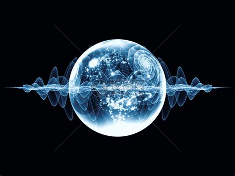 概念波粒技术元素量子大理石插图设计作品辐射基本粒子高清图片下载-正版图片321848334-摄图网