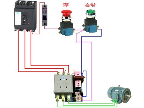 交流接触器接线图图片