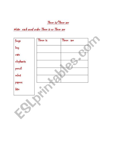 There is/ there are + a/an, some or any... - ESL worksheet by argteacher