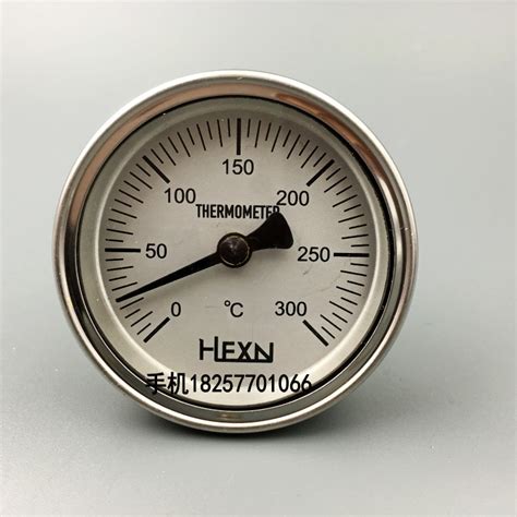 不锈钢温度计WSS-303管道温度表 水温表0-50 100 150 200 300度-阿里巴巴