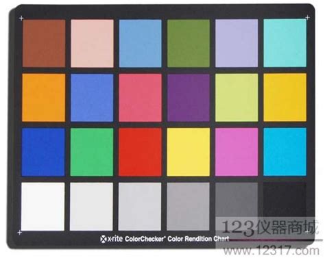 24色卡 色彩测试标板 爱色丽 X-Rite ColorChecker 24 (标准型) - 测试卡Test Charts 分辨率 123仪器商城