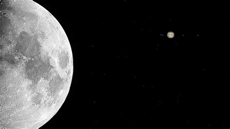直播录像丨木星伴月！即将冲日的木星与接近满月的月亮惊艳同框_上直播_澎湃新闻-The Paper
