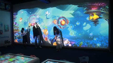 3D全息投影地面鱼互动投影厂家 AR光影互动_互动装置艺术厂家-站酷ZCOOL