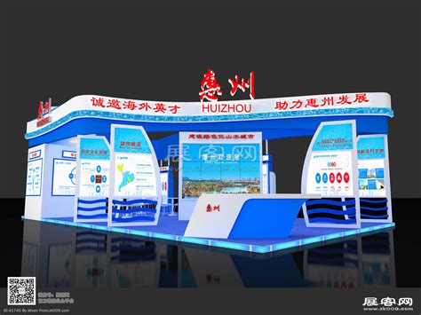 惠州环保技术展台展览展示设计-展览模型总网