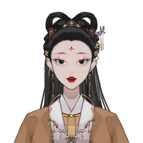 古风人物画白浅头像女生