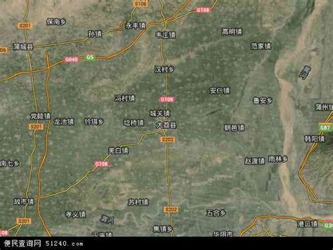 大荔县地图高清版大图可放大图片 图片预览
