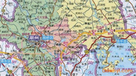 潮州地图全图高清版下载-广东潮州地图高清版下载最新免费版-当易网